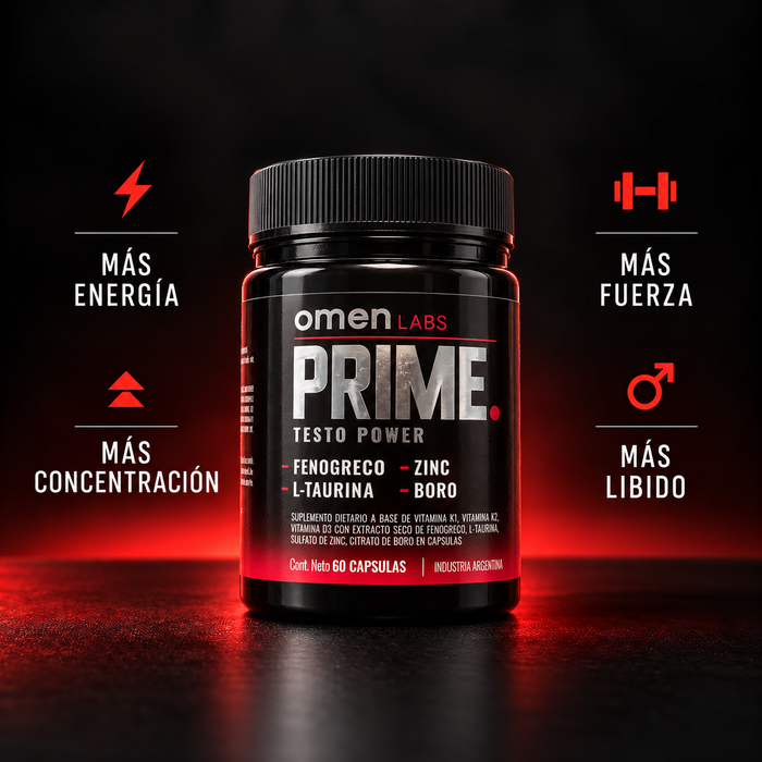 Omen Prime: Apoyo Natural de Testosterona