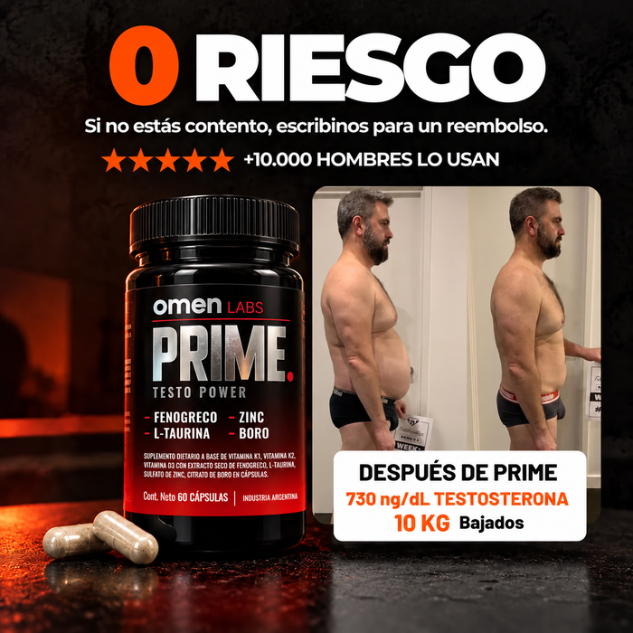 Omen Prime: Apoyo Natural de Testosterona